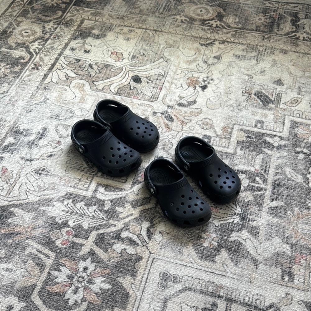 CROCS Black Toddler 10